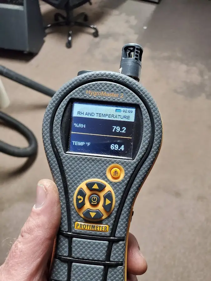 Moisture meter humidity assessment for Fire & Smoke Damage Restoration in Huber Heights